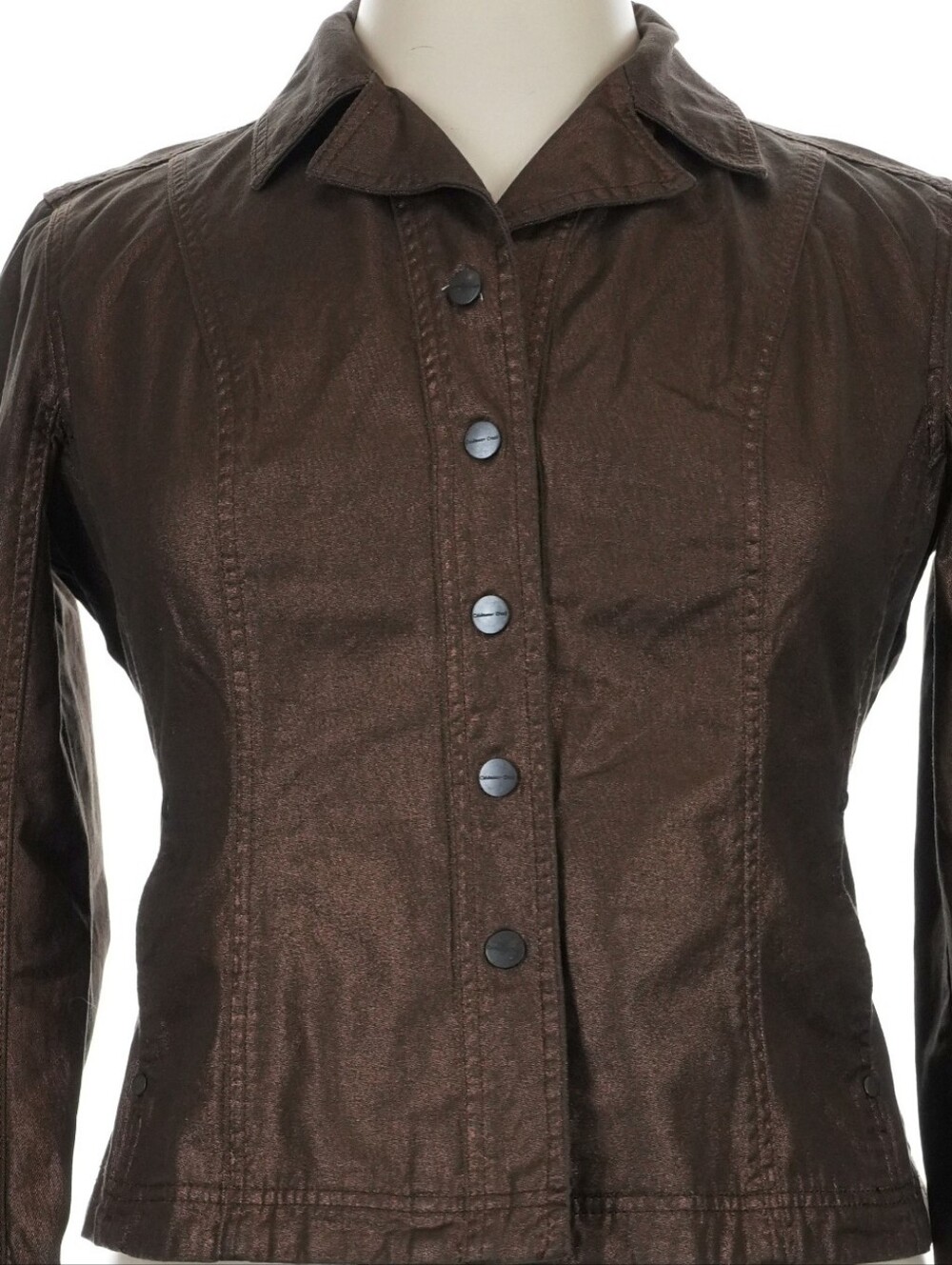 Cold Water Creek Bronzy Brown Jacket